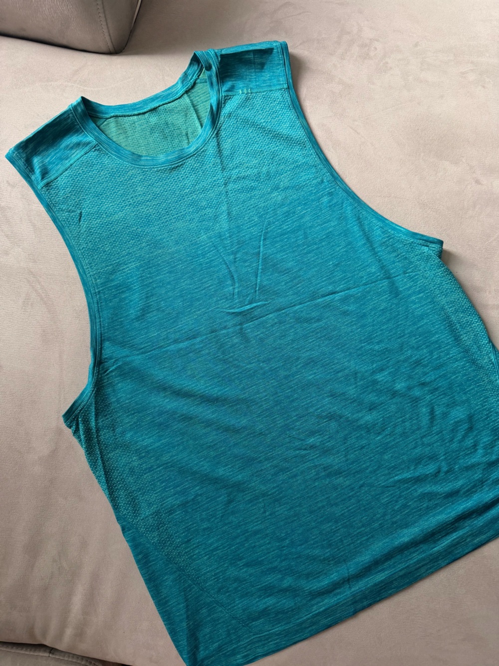 lululemon athletica Women's Scoop Neck Tank - Teal Blue